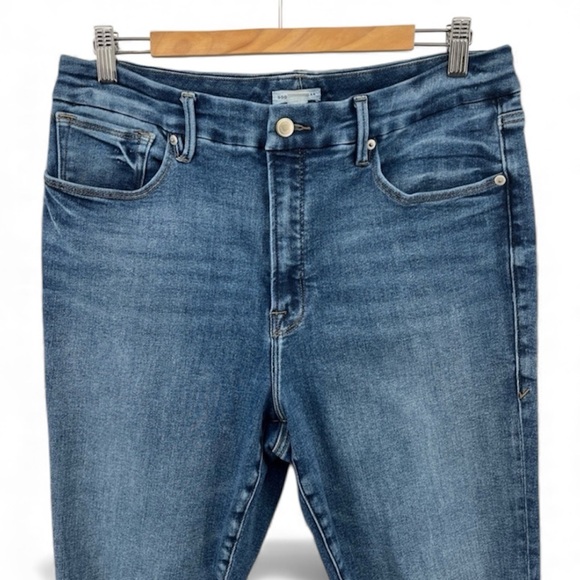 GOOD ANERICAN Good Legs Stovepipe Distressed Jeans GLC1380T BLUE673 Size‎ 15 - Picture 5 of 9